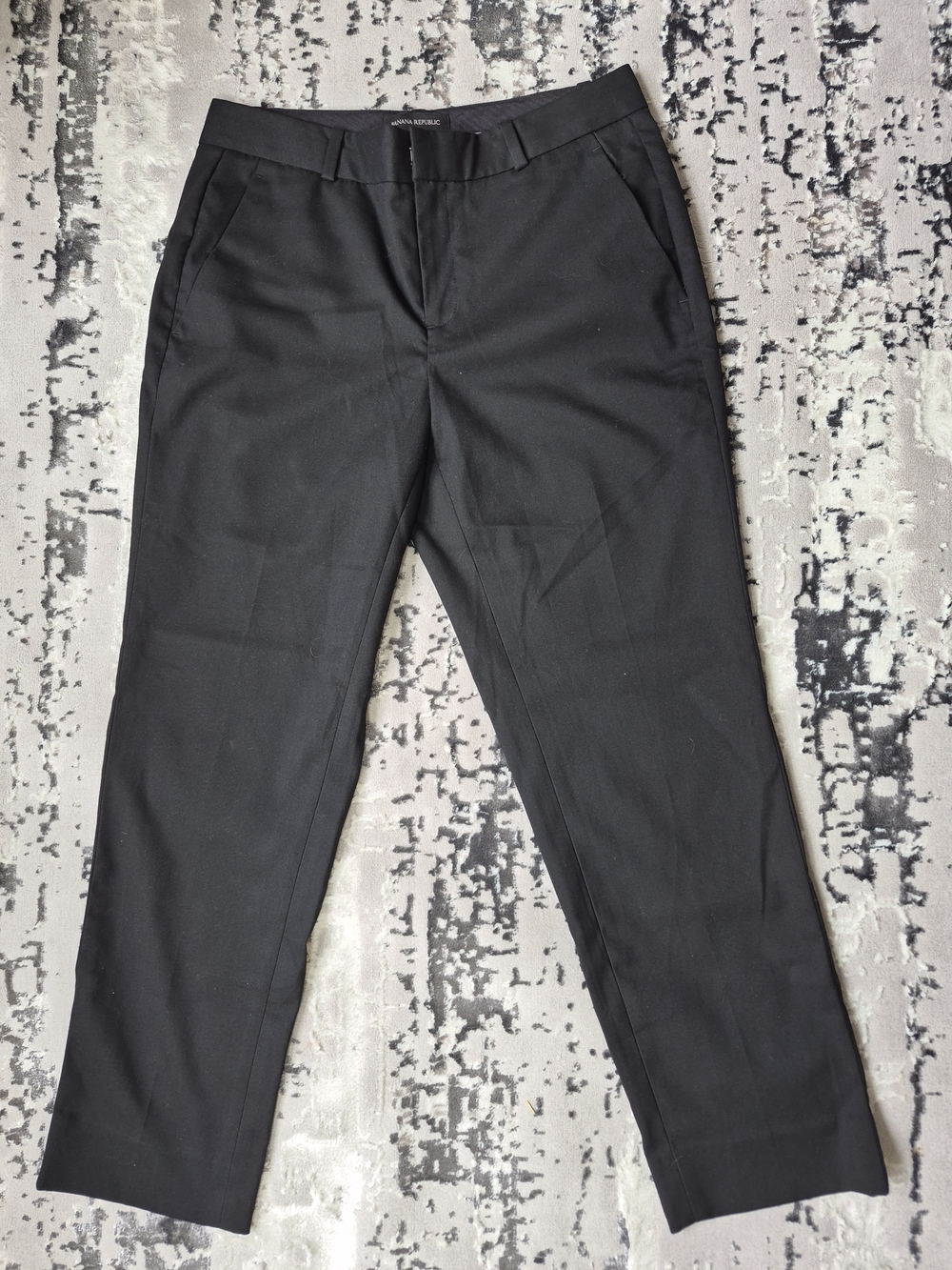 Banana Republic Cropped Ankle Womens Pants Black Dress Pant Mid Rise Office 4